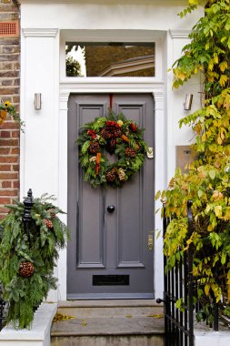 Holiday wreath clipart