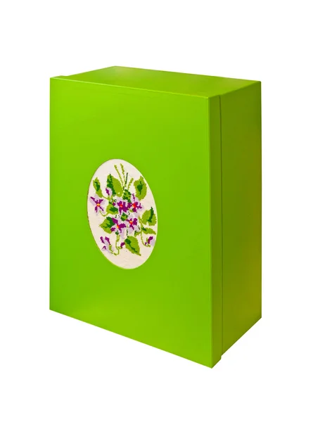 Grüne Schachtel — Stockfoto