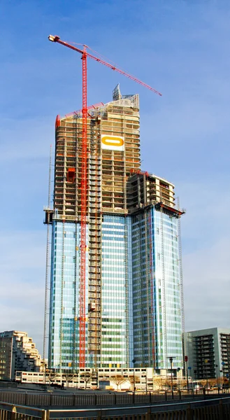 stock image Skyscraper construction site