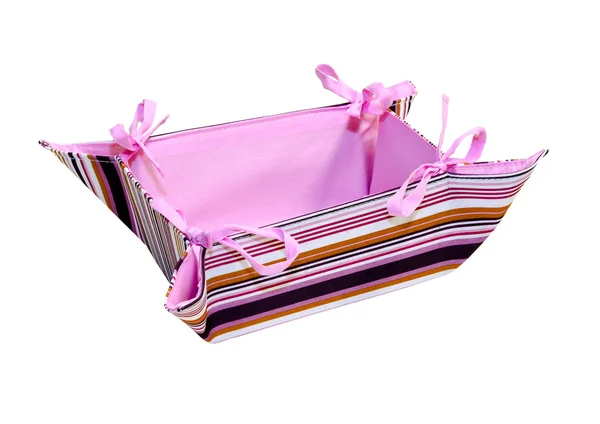 Pink basket — Stock Photo, Image