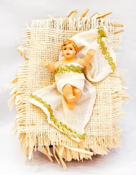 Jesus in crib — Stock Photo, Image