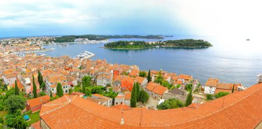 Rovinj aerial clipart