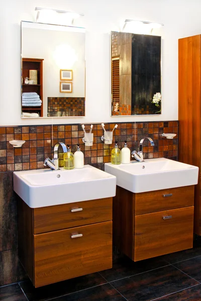 Double washbasin — Stock Photo, Image