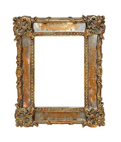 Antique Decorative Frame Isolated Clipping Path Included — Stock Photo, Image