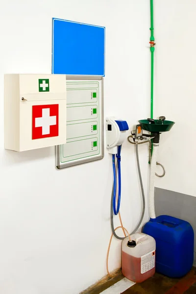 First Aid Station Medical Emergency Warehouse — Stock Photo, Image