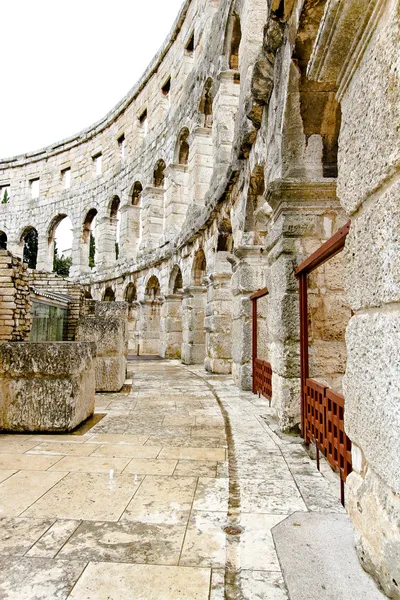 Caminho do corredor do Coliseu — Fotografia de Stock