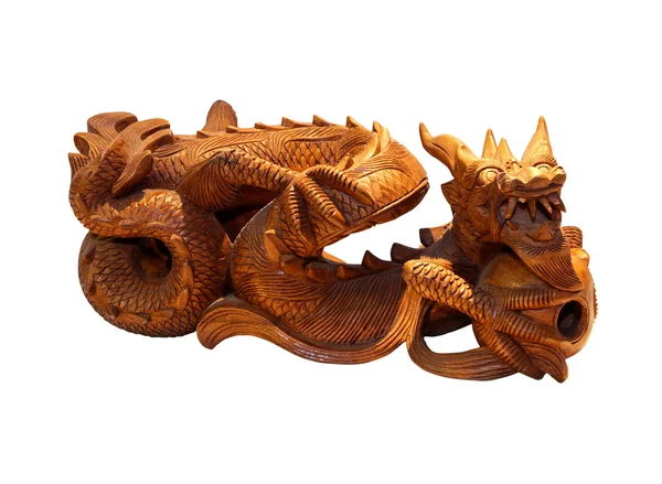 Dřevěný drak — Stock fotografie