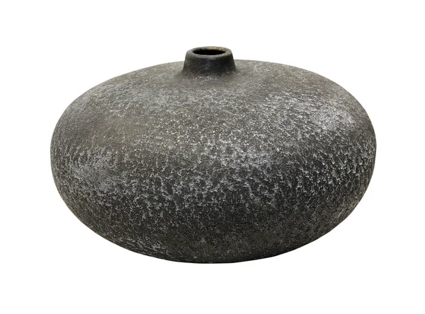 Vaso de pedra cinza — Fotografia de Stock