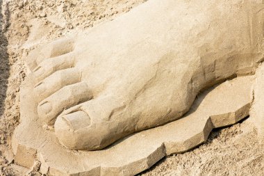 Sand foot clipart