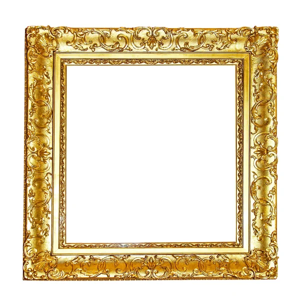 Gold floral frame — Stock Photo, Image