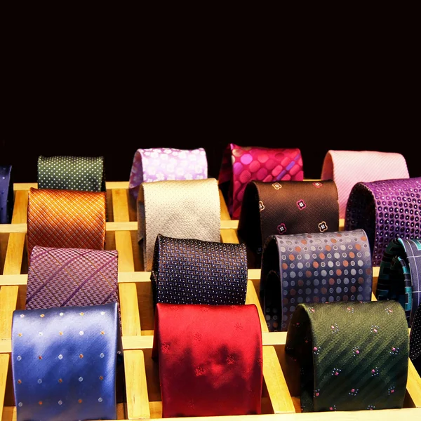 Ramo Corbatas Colores Con Buen Patrón —  Fotos de Stock