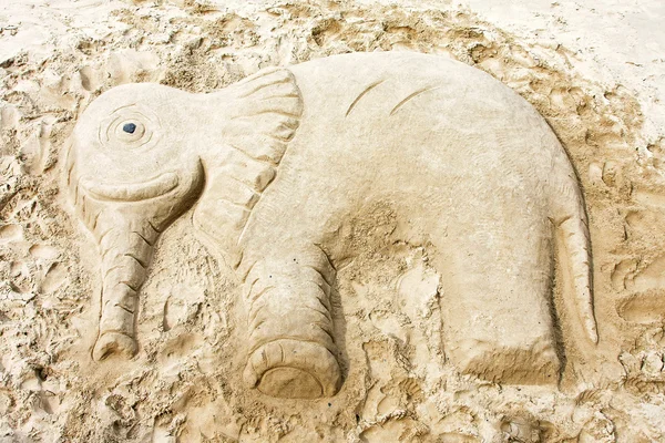 stock image Sand elephant