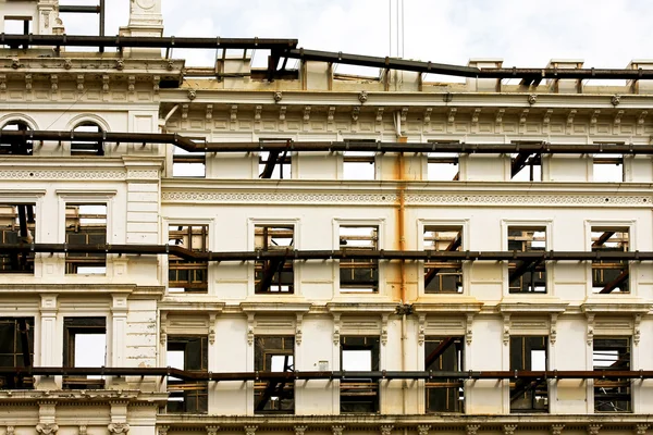 Återuppbyggnad fasad — Stockfoto