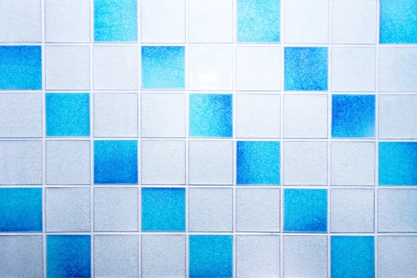 Blauwe en witte tegels — Stockfoto