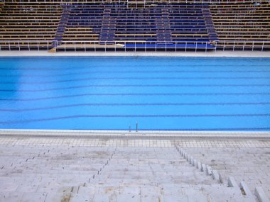 Swimming stadium clipart