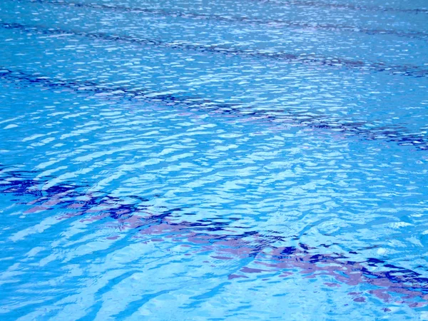 Yüzme Havuzu çizgili — Stok fotoğraf