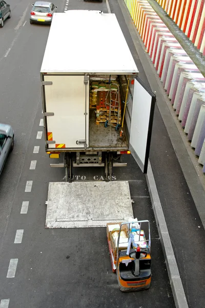 Ładunek ciężarówki — Zdjęcie stockowe