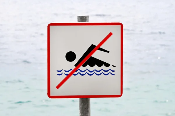 Nada de nadar —  Fotos de Stock