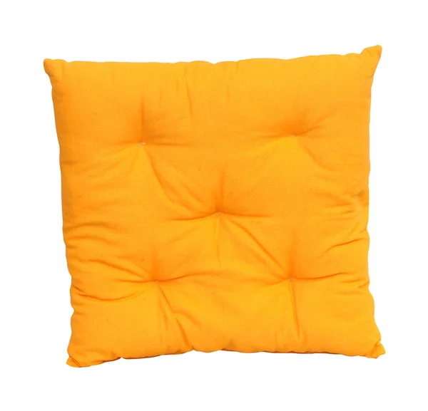 Travesseiro amarelo — Fotografia de Stock