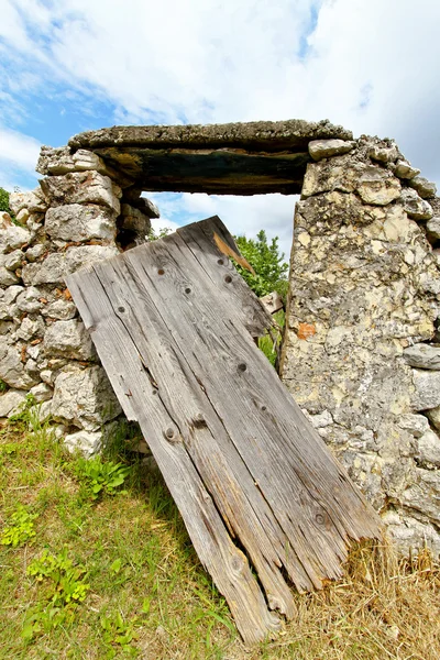 Porta abbandonata — Foto Stock