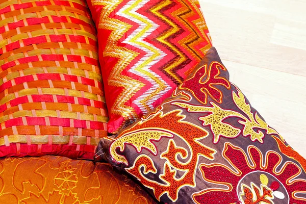Travesseiros coloridos — Fotografia de Stock