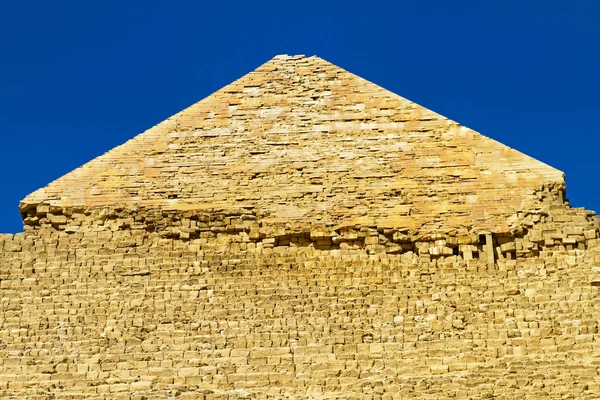 Topo da pirâmide Khafre — Fotografia de Stock