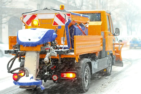 Snow plow — Stock Photo, Image