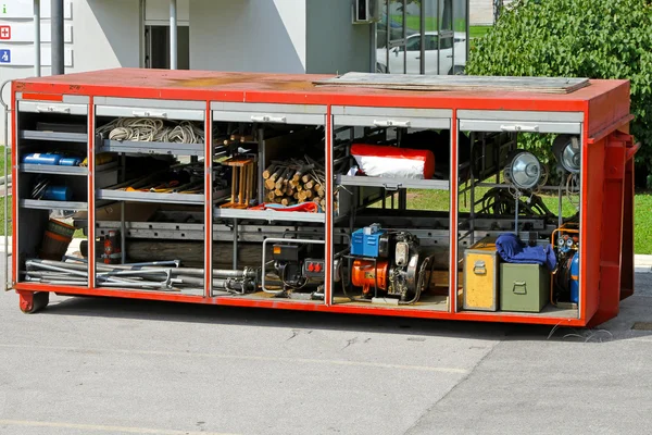 Rescue equipment box — Stock Photo, Image