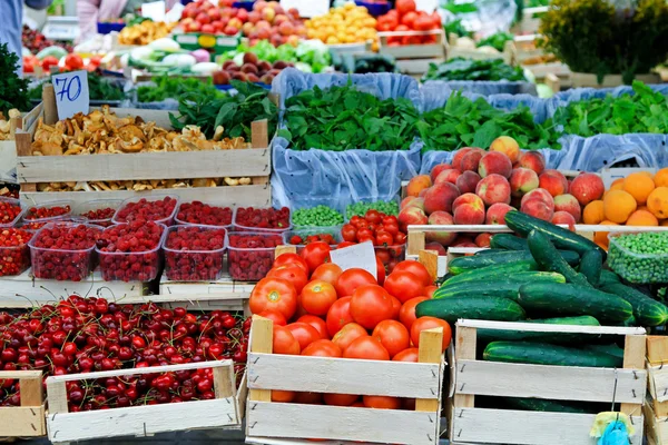 Farmers market place — Stock Photo, Image