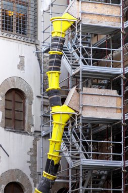 Construction scaffoldings clipart