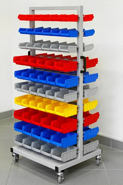 Workshop color trolley — Stock Photo, Image