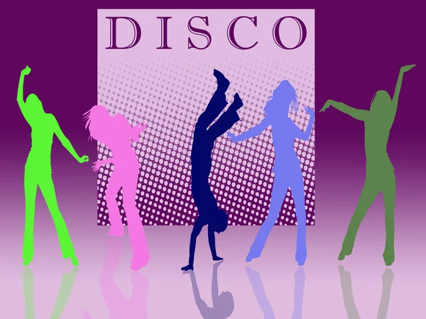 Disco-Tanz — Stockfoto