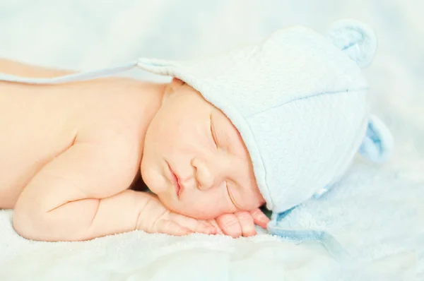 Retrato Bebê Adormecido — Fotografia de Stock