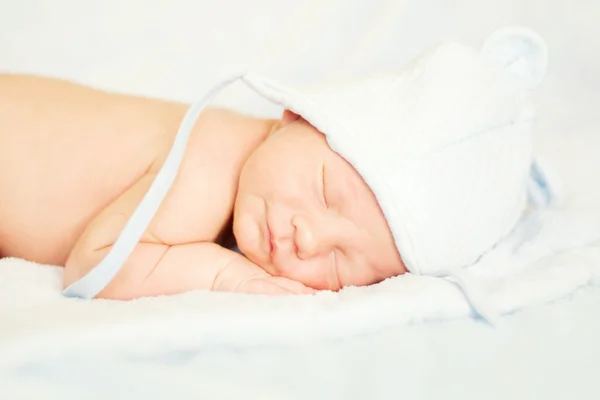 잠자는 아기의 초상화 — 스톡 사진