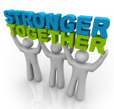 Stronger Together - Lifting the Words clipart