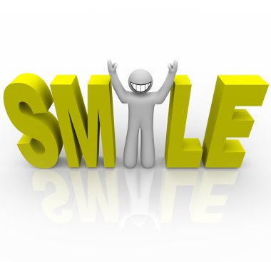 Smile - Smiley Man in Word clipart