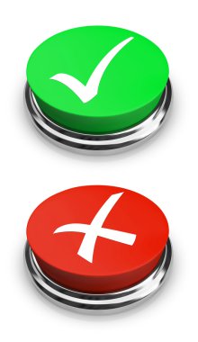 Green or Red - Yes or No - Buttons