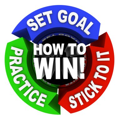 How to Win - 3 Arrows of Advice clipart