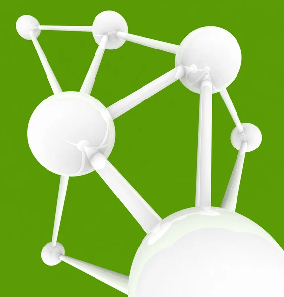 Intercommunication - Connected Spheres — Stock Photo, Image