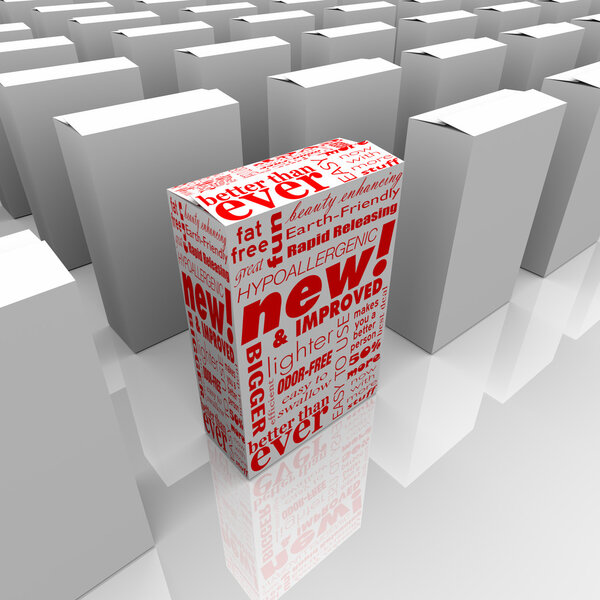 New and Improved Product Stands Out