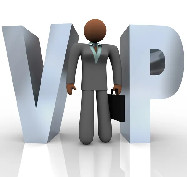 VIP - Imprenditrice in Word — Foto Stock