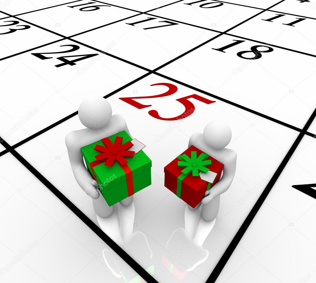 Christmas Calendar - Exchanging Gifts