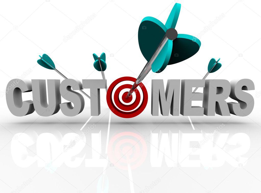 Customers - Target and Arrows Hit the Word