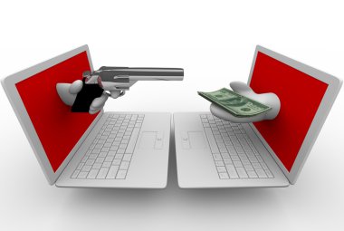 Online Theft - Computer Laptops clipart