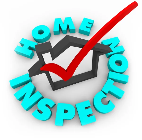 Domácí inspekce - zaškrtávací políčko — Stock fotografie