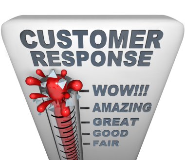 Thermometer - Customer Response clipart