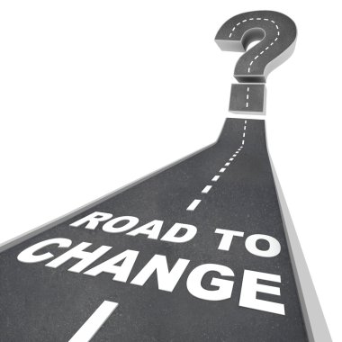 Road to Change - Words on Street clipart