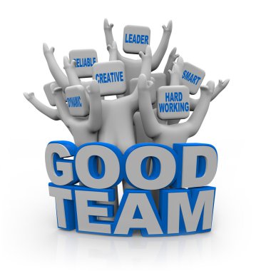 Good Team - with Teamwork Qualities clipart