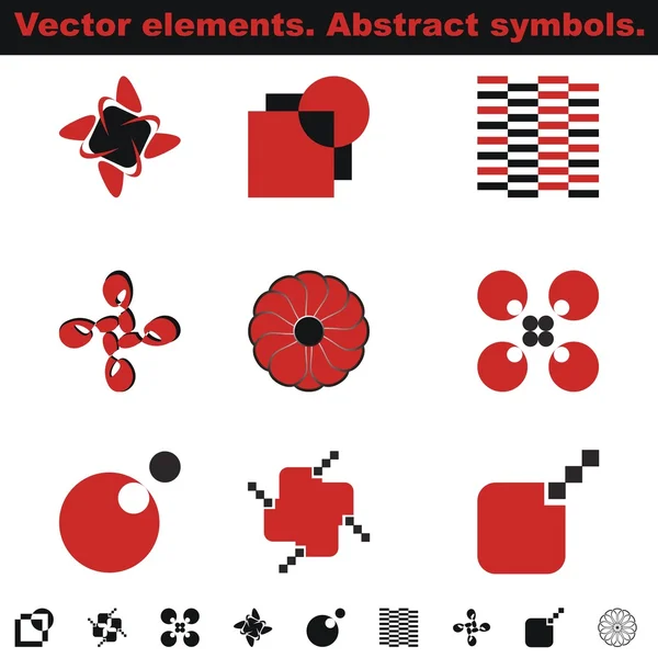 Vektorové prvky. — Stockový vektor