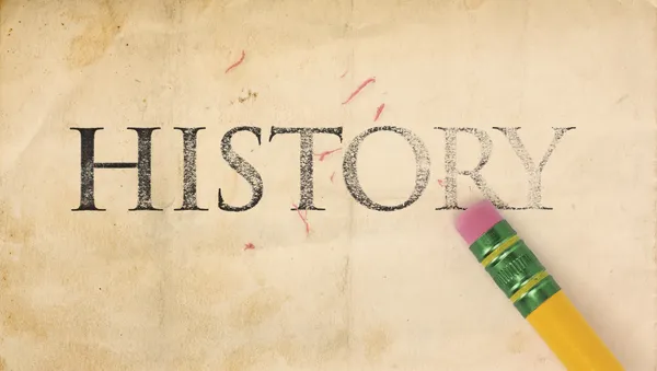 Erasing History — Stock Photo, Image
